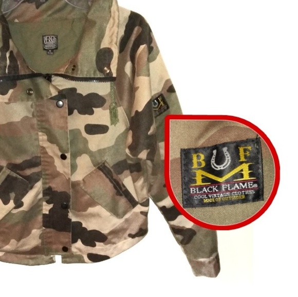 Black Flame Camo Jacket - Picture 3 of 4